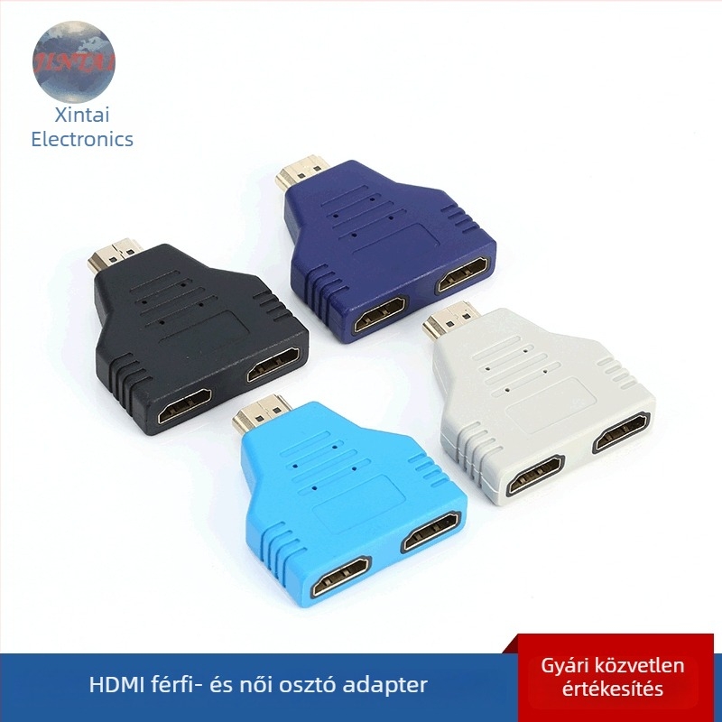 HDMI kapcsoló/disztribútor, 1 bemenet 2 kimenet, HDMI interfész, modell HDMI 1 Revolution 2