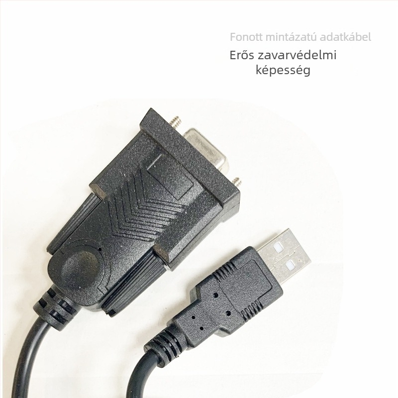 USB 2.0-os RS232 adapterkábel, DB9 csatlakozó, 1,5 m hosszú, EZ0517, E zeus