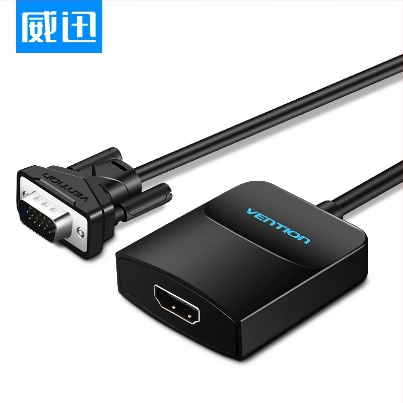 VGA–HDMI konverter hanggal - Weixun ACNB, AG02 chip, rézmagú vezeték 0.15–1 m