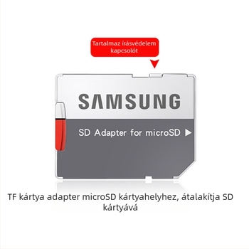 Samsung microSD–SD adapter kártyatartó, chip nélküli, memóriabővítés, 2020-as megjelenés