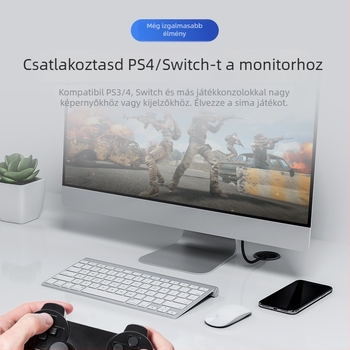 HDMI–DVI-I adapter, modell A006BBK, rézmag, HDMI interfész