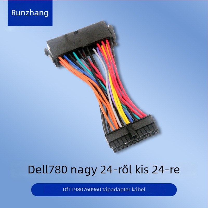 Dell 24-pinről 24-pinre adapter kábel 780/980/760/960 tápegységekhez