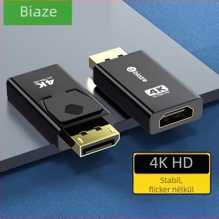DisplayPort–ról HDMI adapter, márka Biaze/biaz, modell zh120, HDMI interfész