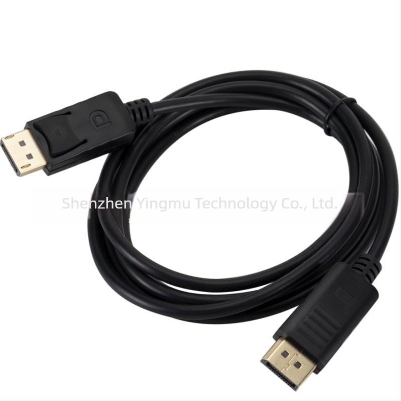 DisplayPort–DisplayPort adapter kábel, 4K, DP interfész, egyfejű csatlakozó