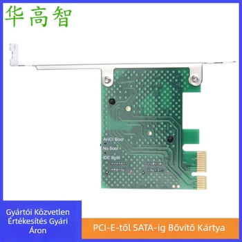 PCIe–SATA 3.0 bővítő kártya, négyportos SATA 3.0 adapter, rézmag, adatátvitel 6000