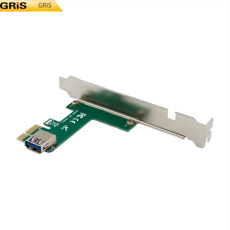 GRIS Ge-E015-4 PCIe‑to‑PCI adapterkártya ASM1083 chippel, 480 Mbps, 1–2 kimenettel
