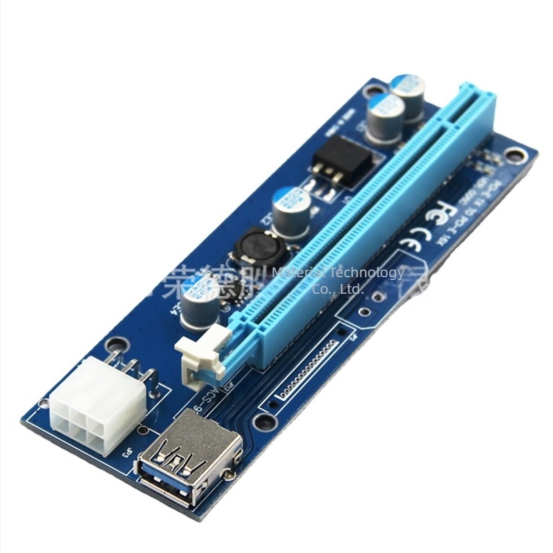 Rongdesheng LPE-61XS PCIe‑to‑PCIe USB 3.0 külső GPU hosszabbító kábel, 0.6 m, adapterkészlet