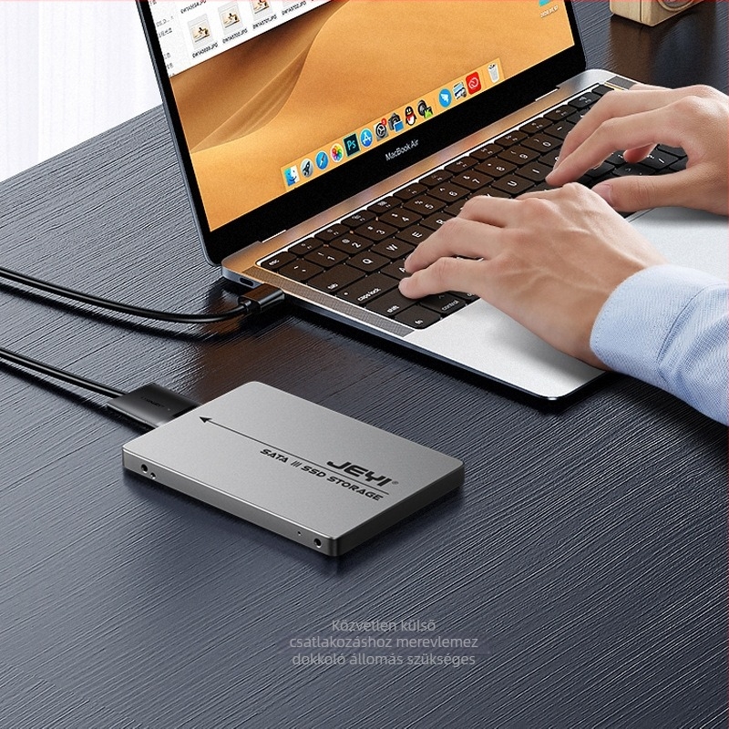 M.2 NGFF 2,5 hüvelykes SATA3 merevlemez-tok, B-Key SSD adapter, SATA III 6Gbps, modell SN7