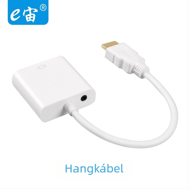 HDTV-től VGA-ig kábeladapter hanggal – HDMI a VGA-hoz, 0,2 m, HV-021, E zeus