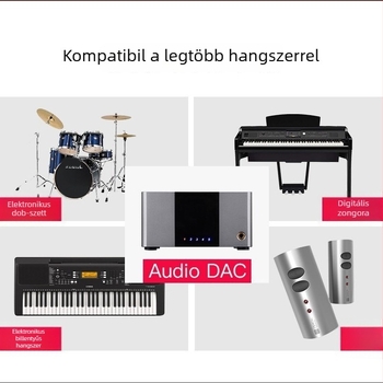 Elektronikus zongorához MIDI patchkábel OTG telefonhoz/tablettához – 1 m hosszú