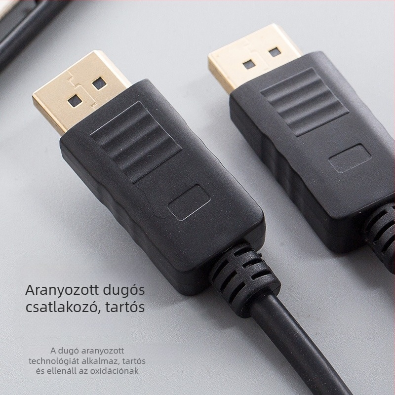 DisplayPort patchkábel HYX-190, réz mag, DP interfész, átviteli sebesség: 8, hossz 1–3 m