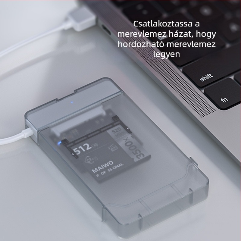 Maiwo KT045C Memóriakártya SATA 3.0 adapterkártya, 60 MB/s, egyportos modul interfész
