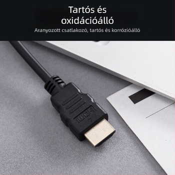HDMI–ról VGA-ra adapter kábel, 1080P, rézmag, TPE anyag