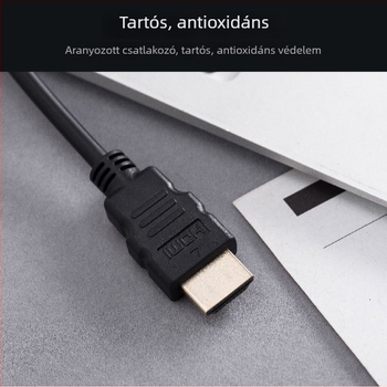 HDMI–ról VGA-ra adapter kábel, 1080P, rézmag, TPE anyag