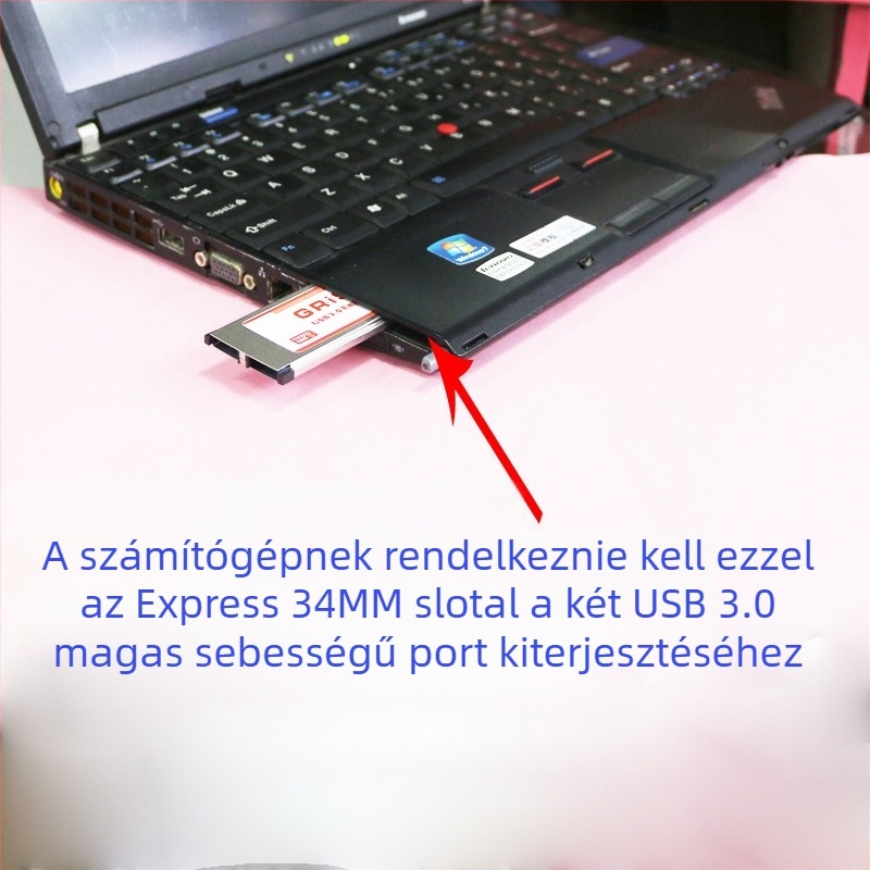 GRIS Ge-A3.0-2 USB 3.0 NEC adapterkártya, 5 Gbps adatátvitel