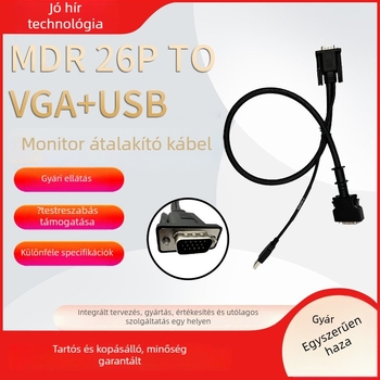 USB monitor adapter kábel, USB 3.0 interfész, 1–3 splitter, modell USB3.0