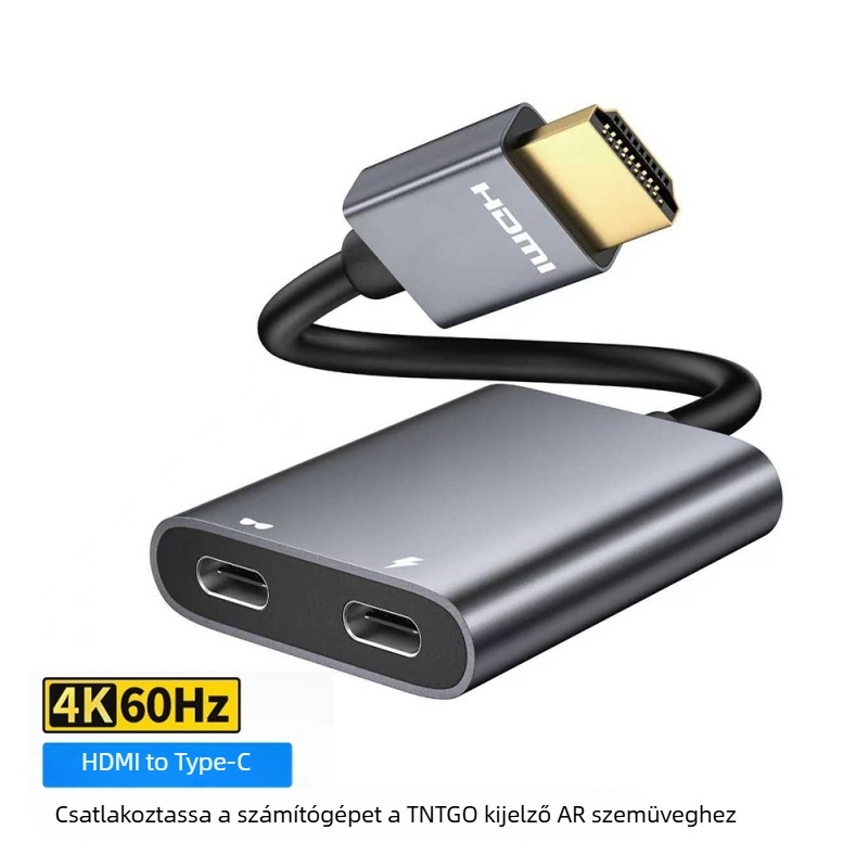 HDMI–Type-C női adapterkártya – 4K60Hz HDR4K, LT6711A chip