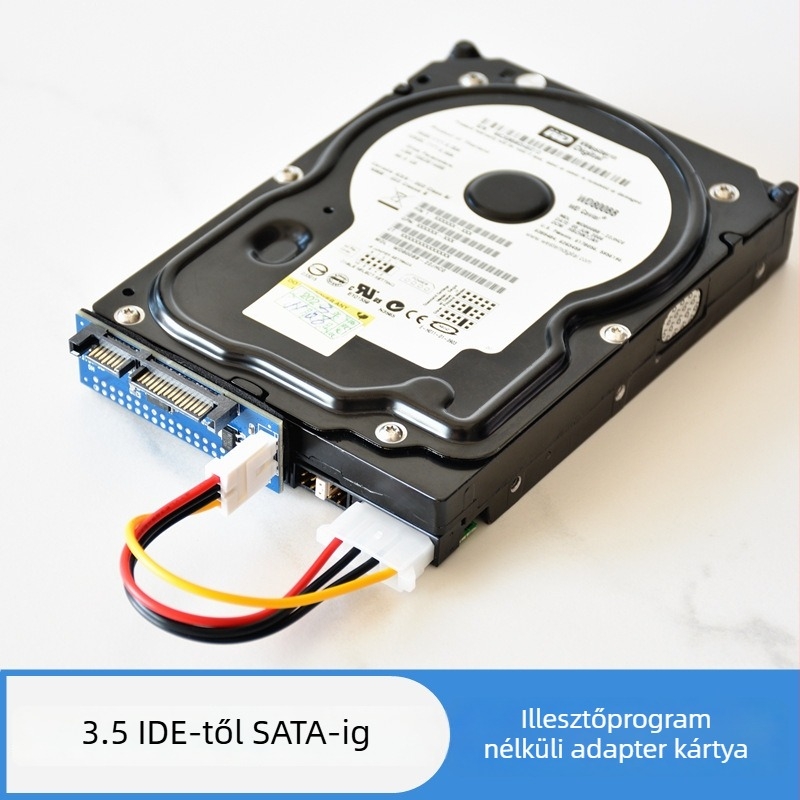 IDE→SATA adapterkártya, PATA 40-pontos merevlemez-konverter, modell C212, JM20330 chip
