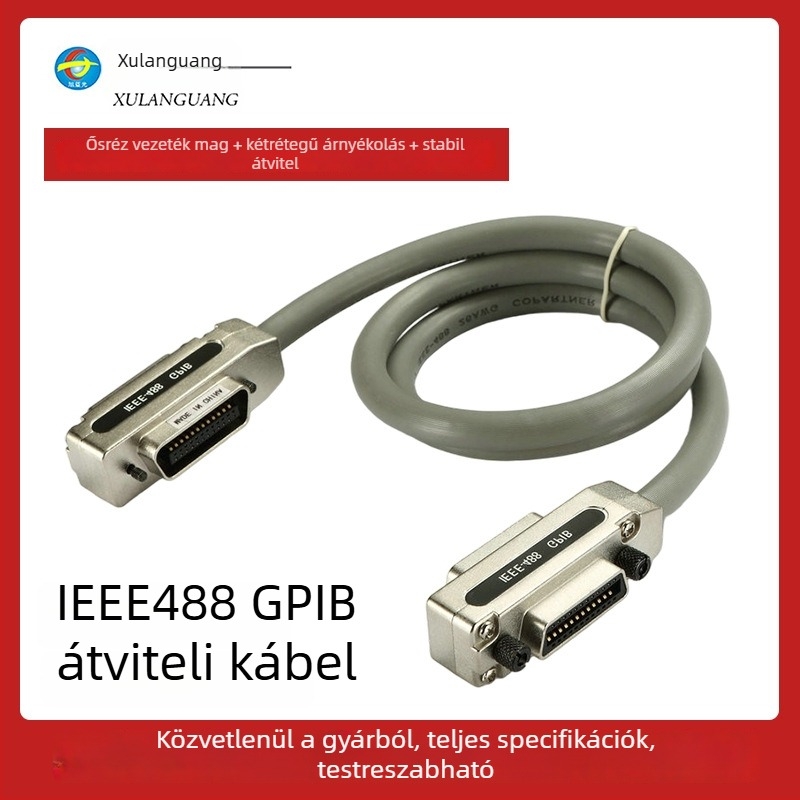 IEEE-488 GPIB adapterkábel ipari vezérléshez