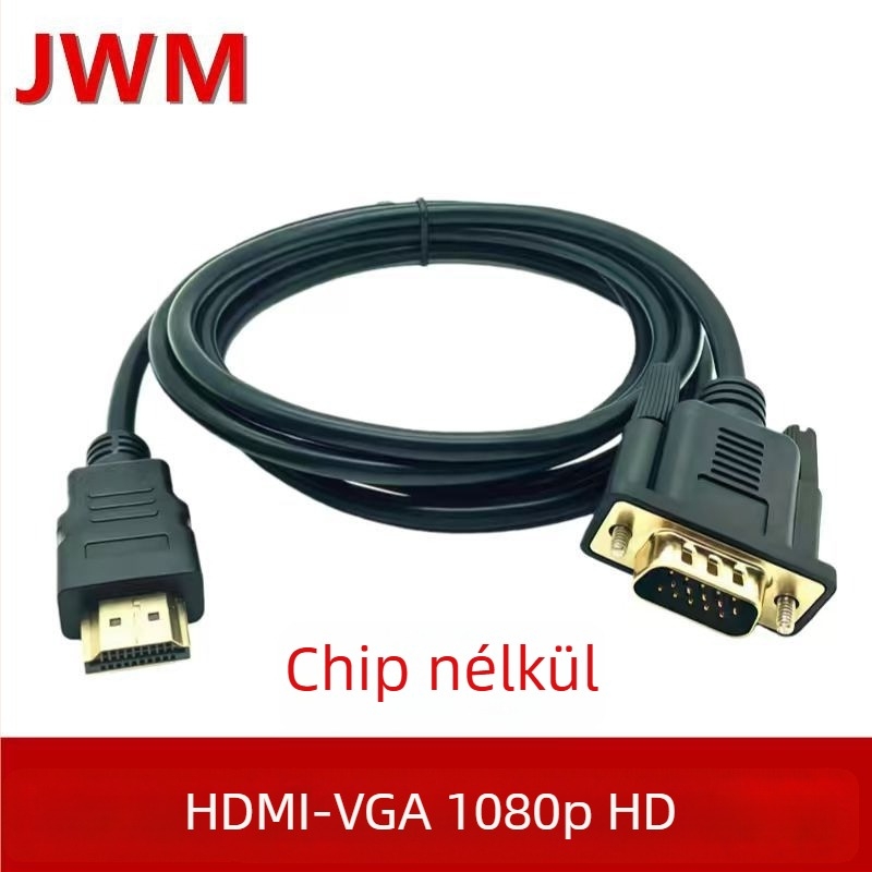 JWM HDMI–VGA adapter kábel, 1,8 m