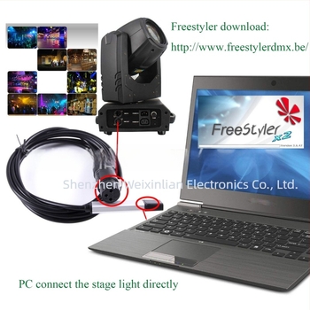 USB-tól RS485-ig XLR DMX512 kábel, 1,8 m, réz vezető, nikkel bevonatú, modell YDM-C200915001