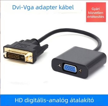 DVI-D VGA adapter beépített chippel