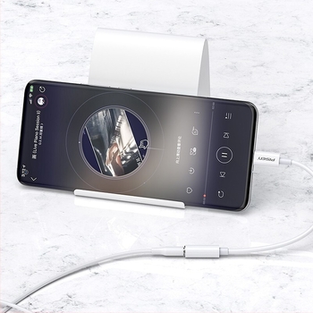 Pisen USB-C 3,5 mm audió adapter Huawei, Honor és Xiaomi fejhallgatókhoz