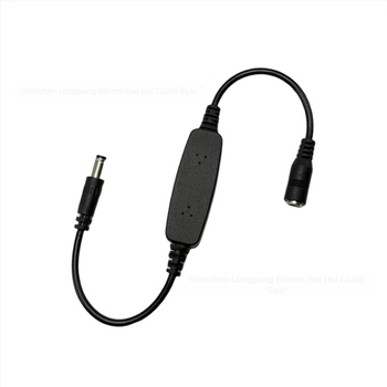 Router adapterkábel, 5.5 mm férfi – 5.5 mm női csatlakozás, réz vezeték, Yaohui 031