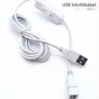 USB hosszabbító kábel, réz vezető, adapterkábel, tápkábel