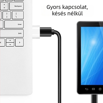 OTG adapter Micro USB és USB-C csatlakozókkal, több interfész adatkábel Android eszközökhöz