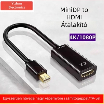 Mini DP–HDMI adapterkábel, réz vezető, modell YZ-M006