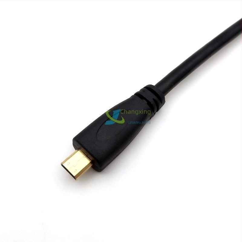 Micro HDMI–HDMI kábel – aranyozott csatlakozók, réz vezető, HDMI interfész, adapterkábel, hossz 0,5–10 m