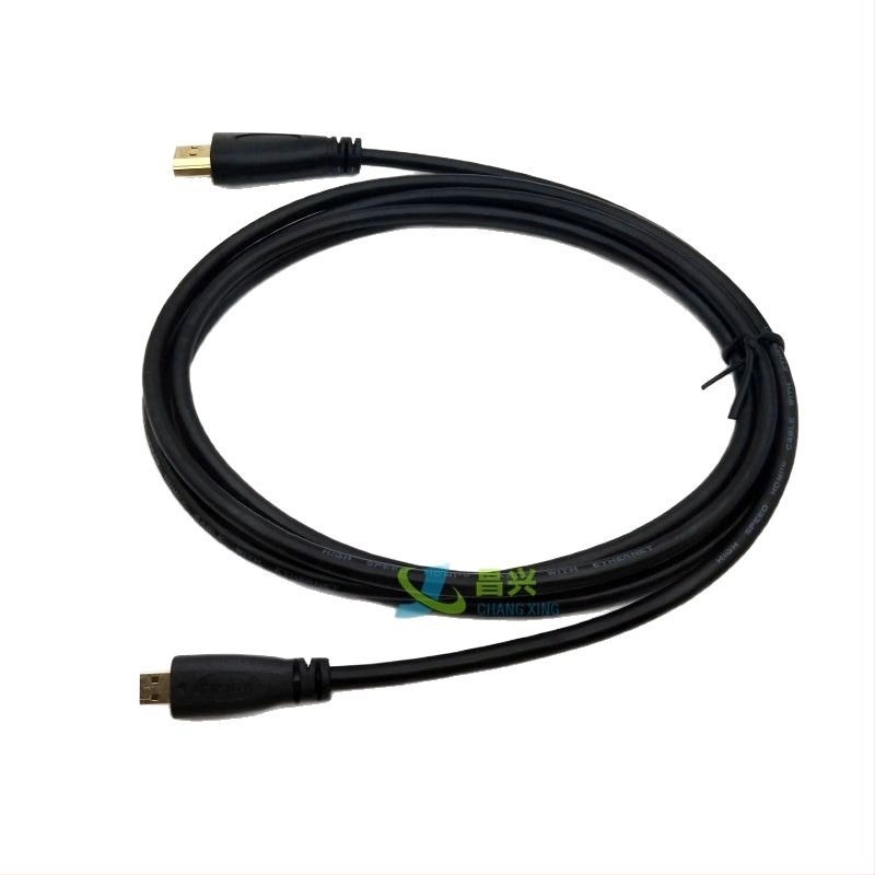 Micro HDMI–HDMI kábel – aranyozott csatlakozók, réz vezető, HDMI interfész, adapterkábel, hossz 0,5–10 m