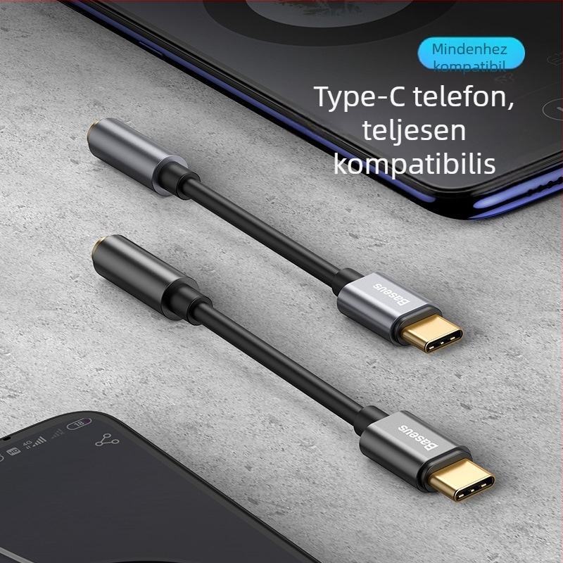 Baseus L54 USB-C digitális audió adapter kábel Android P30 és Meizu 16S számára