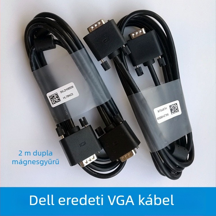VGA-kábel - 1,5 m, 15-pin, ötvözet huzal, modell ky-105