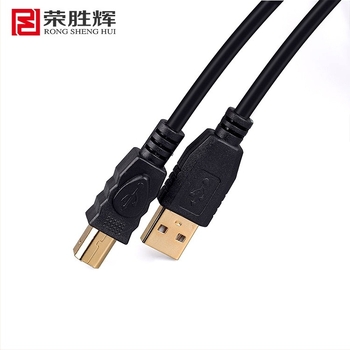 USB 2.0 nyomtató adatkábel, A–B toldó, oxigénmentes réz, hosszok 1 m, 1,5 m, 2 m, 3 m, 5 m, 8 m