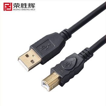USB 2.0 nyomtató adatkábel, A–B toldó, oxigénmentes réz, hosszok 1 m, 1,5 m, 2 m, 3 m, 5 m, 8 m