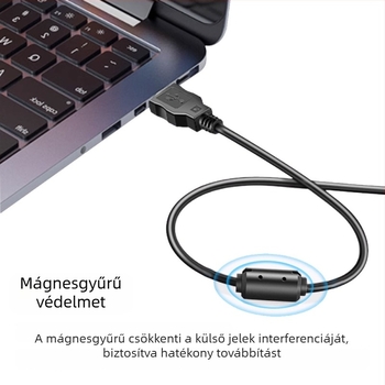 Canon DSLR adapterkábel USB 2.0, 1,5 m, rézmagos, 480 Mbps