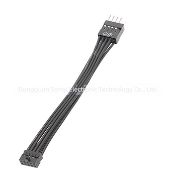 sqmOD DuPont 2.0–ról 2.54–re adapterkábél USB-headerhez ipari alaplapokon, rézvezető