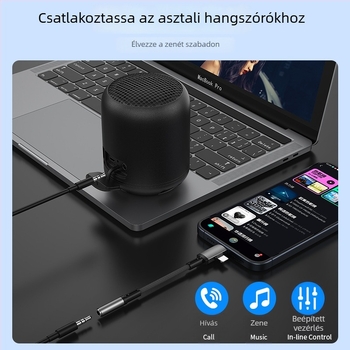 Apple USB-C DAC audió adapter 3,5 mm-es fejhallgatóhoz