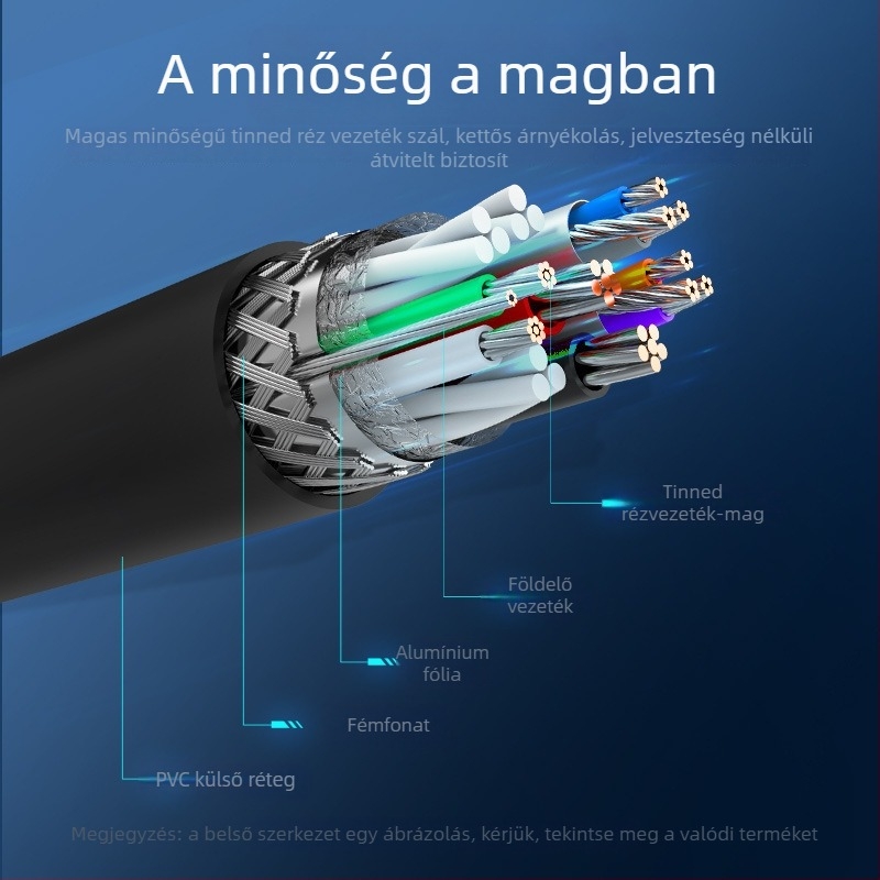 Weixun USB 3.0 kétvégű kábel, csatlakozó férfi–férfi, külső merevlemezekhez és set-top boxokhoz, USB adatátvitel, hűtés, töltés