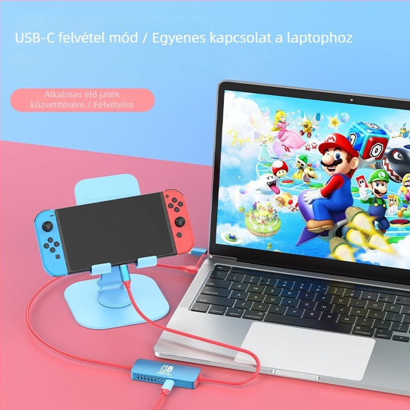 Yucun CJ-16 felvevőkártya - 4K60 RGB24, USB interfész, minden operációs rendszerrel kompatibilis, 1 év garancia