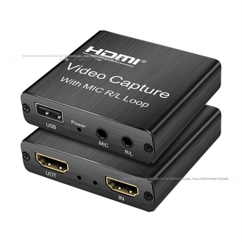 HDMI USB 2.0 videófelvételi kártya AY 013, 1080p, USB interfész, Mac OS kompatibilis