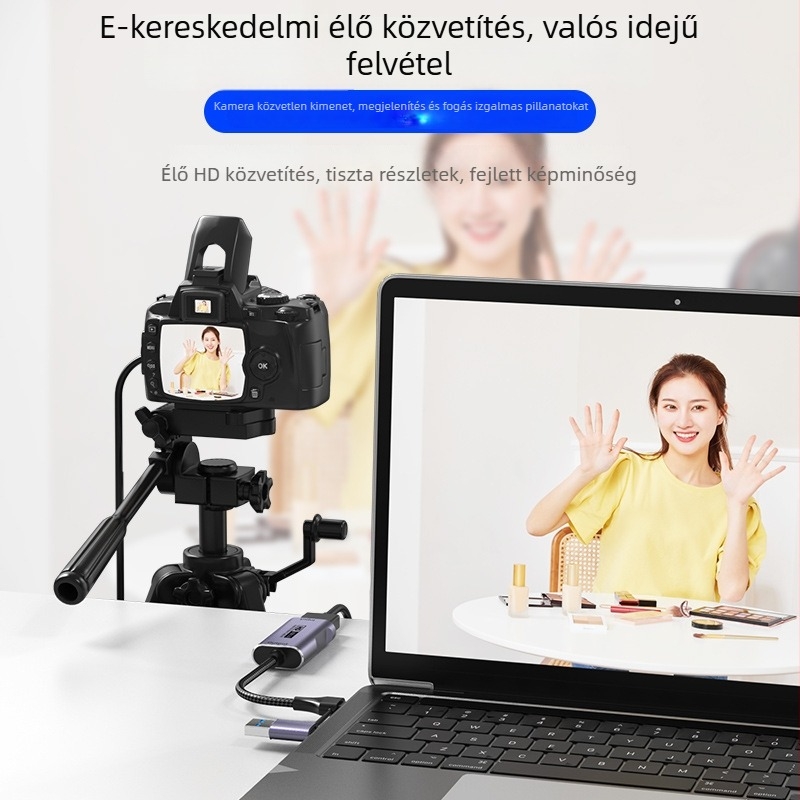 Video rögzítő kártya C36, 1080p60, USB interfész, minden operációs rendszerrel kompatibilis, OEM lehetőség