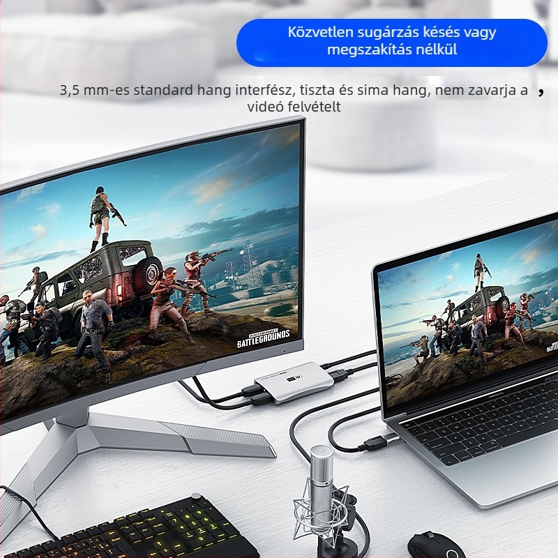 USB 3.0 rögzítő kártya 4K, YUY2, Ms2131 chip, 1 év garancia