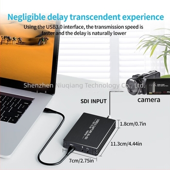 NK-M006 3G-SDI to HDMI videó capture kártya, USB 3.0, 1080p, Broadcast-szintű, eredeti importált chip