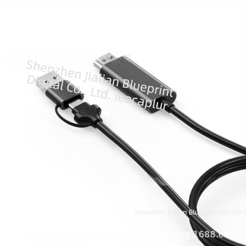 USB-C 4K60Hz HDMI videó rögzítő kártya, 2 m kábellel, MS2109 chip, Linux kompatibilis