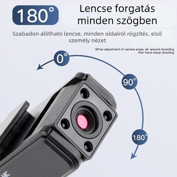 Akciókamera A9 — 1080p, 2–3 órás üzemidő, TF-kártya tárhely, kevesebb mint 100 g