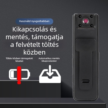 Akciókamera A9 — 1080p, 2–3 órás üzemidő, TF-kártya tárhely, kevesebb mint 100 g