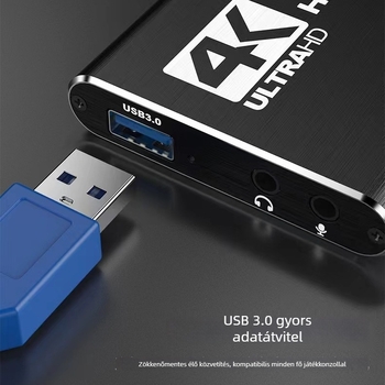 USB 3.0 HDMI 4K videófelvevő kártya MS2131